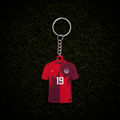 3D Printed Canada Soccer Jersey NFC Keychain – Personalized with Name & Number | FIFA World Cup 2026 | Canadian Soccer Fan Gift