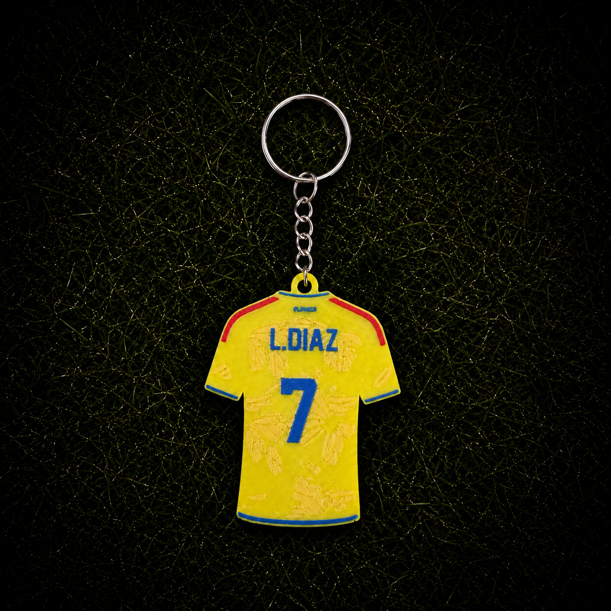 3D Printed Colombia Soccer Jersey NFC Keychain – Personalized with Name & Number | FIFA World Cup 2026 | Colombia Soccer Fan Gift