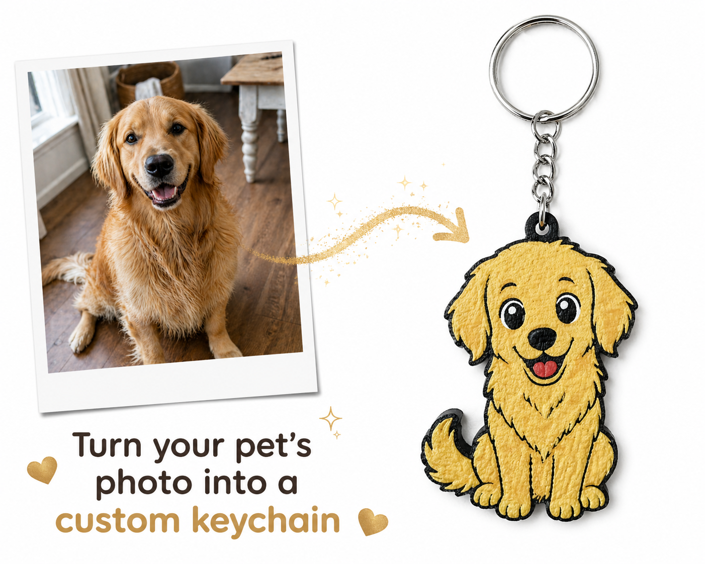 Custom Chibi Keychain – 3D Printed from Your Photo