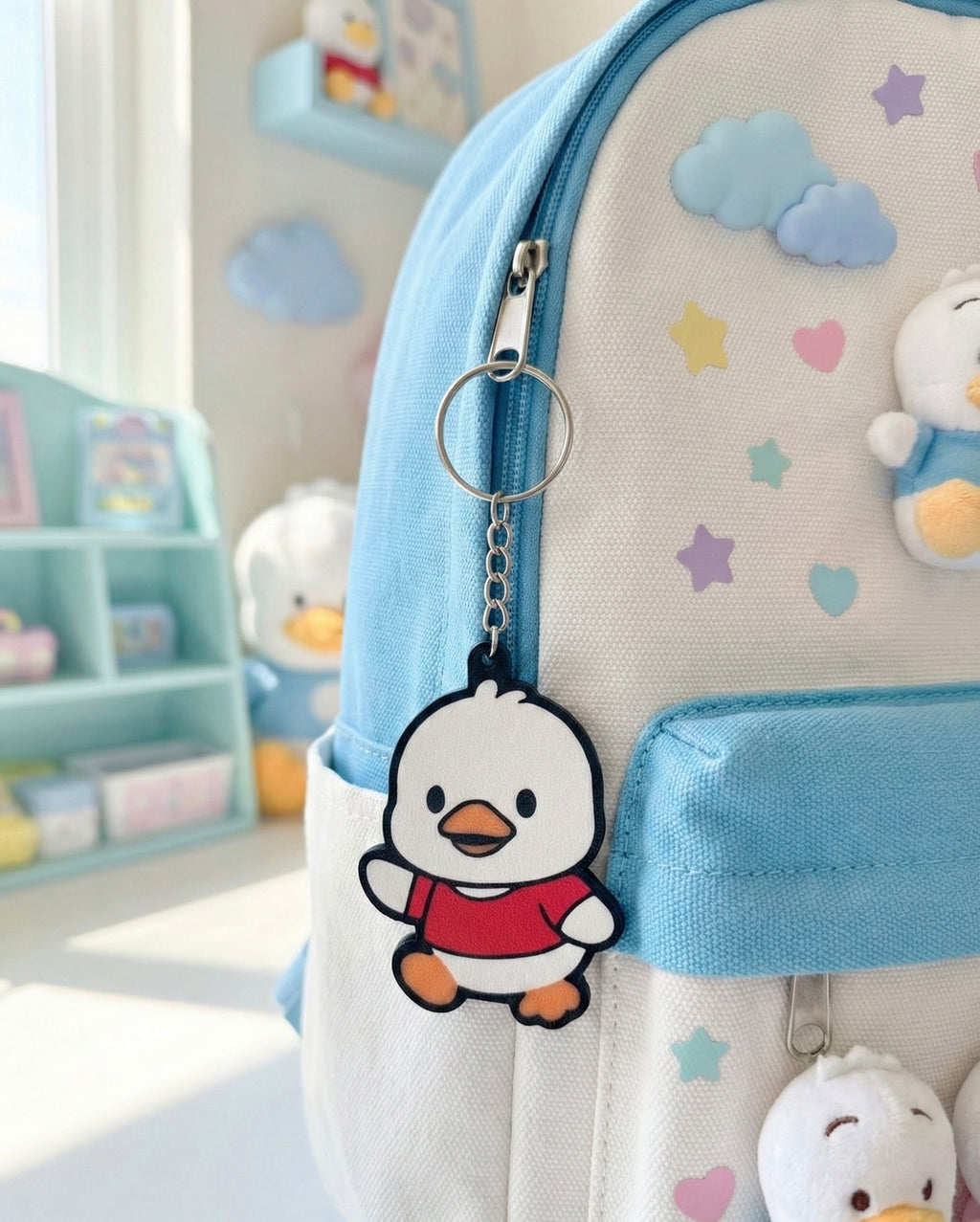 Pekkle 3D Printed Keychain with Optional Custom Name