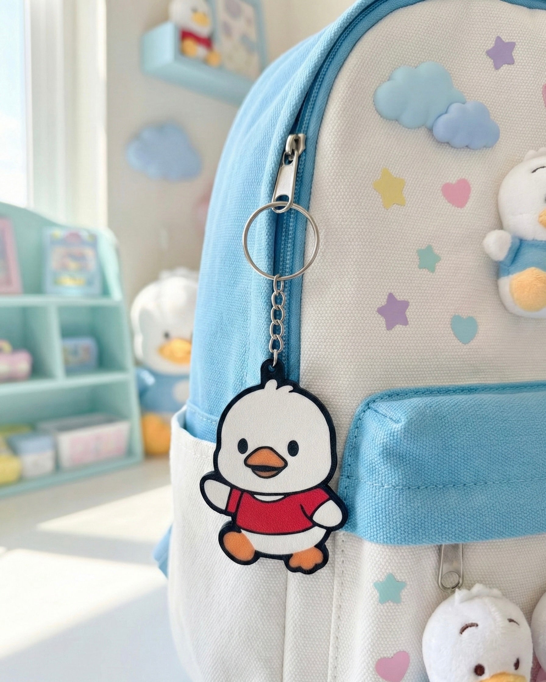 Pekkle 3D Printed Keychain with Optional Custom Name