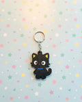 Chococat 3D Printed Keychain with Optional Custom Name