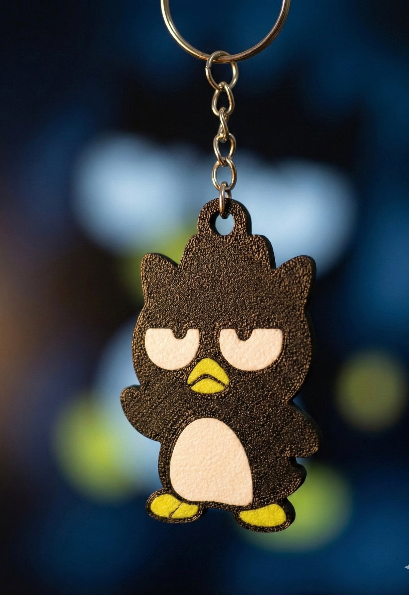 Badtz Maru 3D Printed Keychain with Optional Custom Name