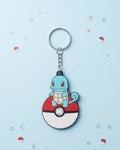 Squirtle 3D Printed Keychain with Optional Custom Name