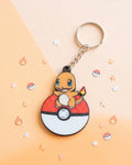 Charmander 3D Printed Keychain with Optional Custom Name
