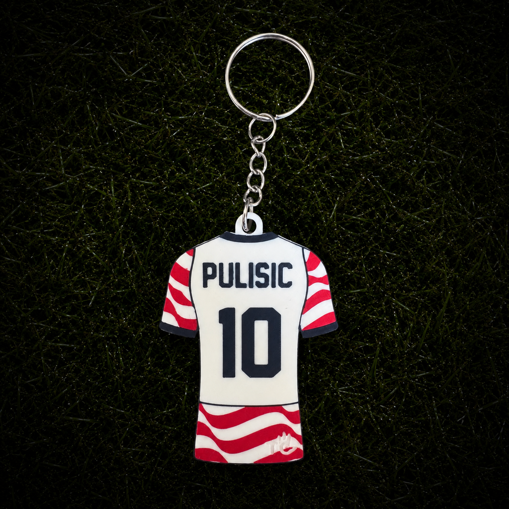 3D Printed USA Soccer Jersey NFC Keychain – Personalized with Name & Number | FIFA World Cup 2026 | US Soccer Fan Gift